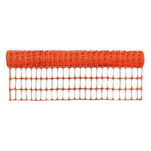 Tela Sinalizacao Tapume Laranja 1,20x50m 700.00999 Plastcor