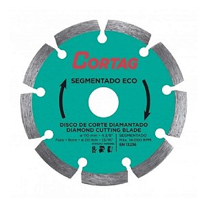 Disco Diamantado Segmentado 110X20 MM ECO Heavy Duty