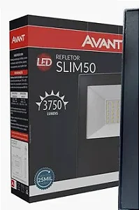 Refletor LED Slim 50W 6500K Biv 259501372 Avant