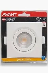 SPOT LED AUTHENTIC EMB QUAD 5W 3000K BIV 865020579 AVANT