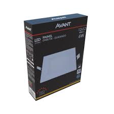 PAINEL LED EMB 6W 3000K 12CM BIV 856020575 AVANT