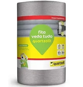 FITA ALUMINIO VEDA TUDO 90CM X10M QUARTZOLIT