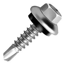 PARAFUSO TELHA AUTO EPDM RUSPERT 12X12X3/4 BR RAL 9003 OUROF