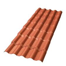 TELHA COLONIAL PVC 230X88 5 ONDAS TERRACOTA MAXPLAST