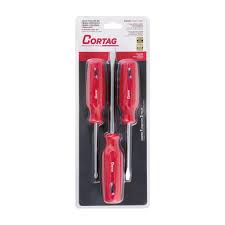 CHAVE FENDA/ PHILLIPS AC 3PÇS 61100 CORTAG