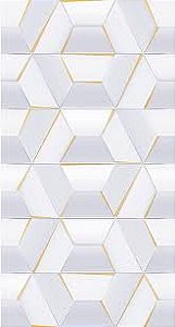 REVESTIMENTO 38X74 A RET FAVO GOLD PR338001 POL LA CX1,98 VIVENCE