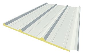 Telha Galv Tr 0.43MM 6M Semi-sanduiche 50MM (Telha + Isopor)