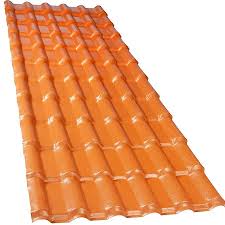 Telha de PVC Plan 1,95x0,88m 6 Ondas Terracota Maxplast