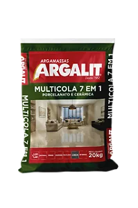Argamassa Multiuso Multicola 7 em 1 Cinza 20kg Argalit