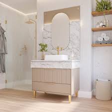 Painel Espelheira Gales 70CM CAPPUCCINO/CALACATA 32460 MGM
