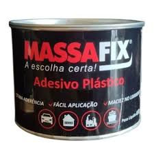 Massa Plastica Preto 400G Massafix