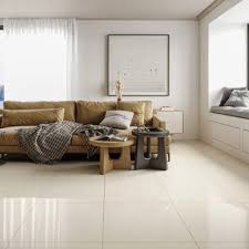Porcelanato 60X60 A Retificado Crema Polido LC CX2,16 Gaudi Porcelanato