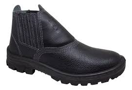 Botina Couro Elastico 37 Cartom