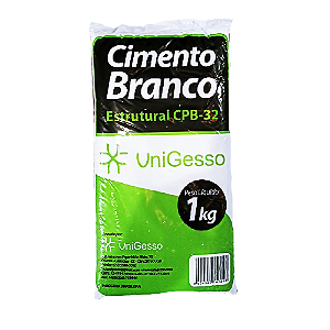 Cimento Branco 1KG Unigesso