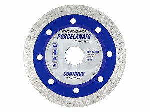 Disco Diamantado Porcel Continuo 110x20mm 122948 Heavy Duty