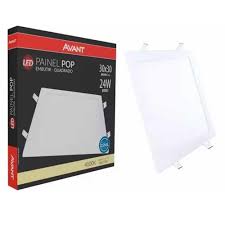 PAINEL LED EMB QUAD 24W 4000K 22CM BIV 858130874 AVANT