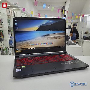 Notebook Gamer Acer Nitro 5, Ryzen 5 5600H, 8Gb DDR4, SSD512 NVME, GTX1650  4Gb - Pcnet Informática