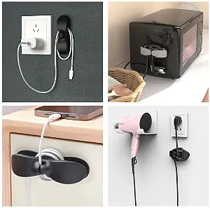 Kit Organizardores de Cabos e Fios