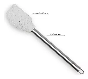 Espátula Silicone c/Inox