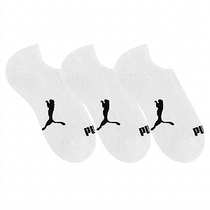 Kit C/3 Meias Sapatilha Invisível Unissex Puma