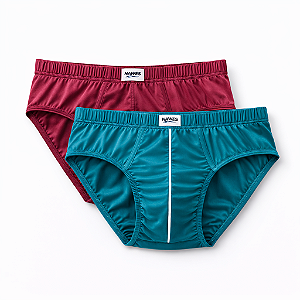 Cueca Slip Kit C/3 em Microfibra Elástico Embutido Nawes N12