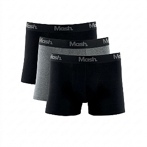 Kit C/3 Cuecas Boxer Sortidas Cotton Mash REF 110.16