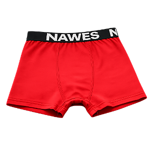 Cueca Boxer Juvenil Lisa em Microfibra Confortável e Respirável Nawes N18