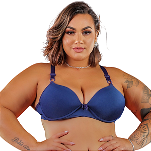Sutiã Reforçado Plus Size Básico de Sustentação