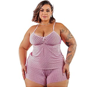 Short Doll Plus Size Liganete Estampas Variadas