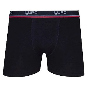 Cueca Boxer Plus Size em Algodão Com Elastano Lupo 653
