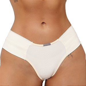 Kit com 2 Calcinhas Tanga Conforto Poliéster Juliete Cores Variadas