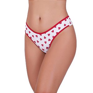 Kit com 2 Calcinhas Fio Duplo Estampas Variadas