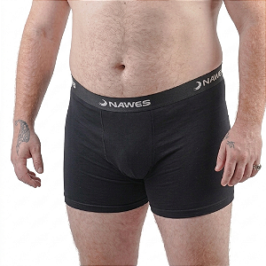 Cueca Boxer Masculina Plus Size Lisa em Algodão Nawes N22