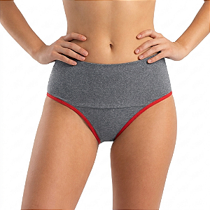 Kit C/2 Calcinhas Tanga Em Suplex Mescla