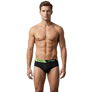 TESTE Kit c/ 3 Cuecas Slip Microfibra Active Man Ref. 003