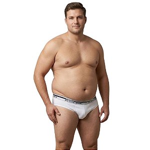 TESTE Kit c/3 Cuecas Slip Masculina Plus Size Microfibra Ref.:17 Active Man