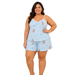 TESTE Baby Doll Plus Size Estampadas Sortidas de Liganete Linda Luli
