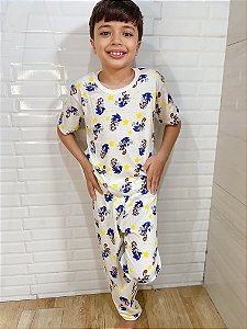 Pijama de algodão Sonic