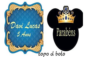 Kit festa personalizada tema Mickey