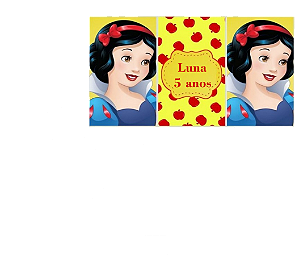 kit decoração festa branca de neve