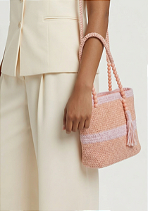 bolsa color luxo em croche
