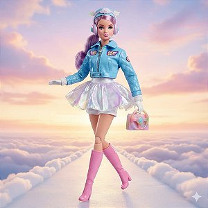 sacola papel personalizada boneca Barbie