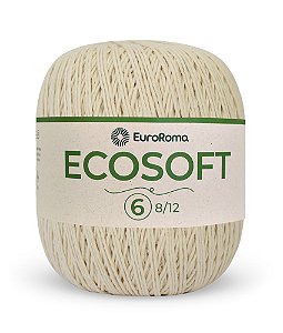 Fio EuroRoma Ecosoft 8/12 - Cor Cru | n°6: Sua Escolha para Amigurumis, Moda e Decoração