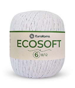 Fio EuroRoma Ecosoft 8/12 - Cor Branco | n°6: Sua Escolha para Amigurumis, Moda e Decoração