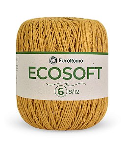 Fio EuroRoma Ecosoft 8/12 - Cor Mostarda | n°6: Sua Escolha para Amigurumis, Moda e Decoração