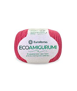 Fio Ecoamigurumi da EuroRoma - Cor Melancia