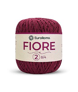 Novelo Fiore Fio 2 - EuroRoma 8/4 - Cor Bordô