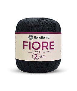 Novelo Fiore Fio 2 - EuroRoma 8/4 - Cor Preto