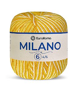 Novelo Milano EuroRoma  - Ouro - Fio Sustentável de Algodão Reciclado | 400g
