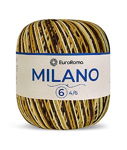 Novelo Milano EuroRoma  - Girassol- Fio Sustentável de Algodão Reciclado | 400g